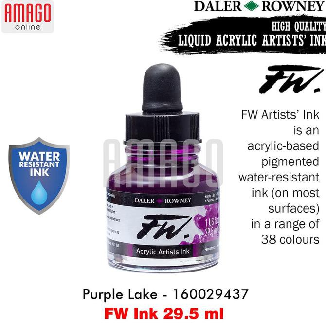 

Hari Ini Daler-Rowney - Fw Ink 29.5 Ml - Purple Lake - 160029437 Terlaris