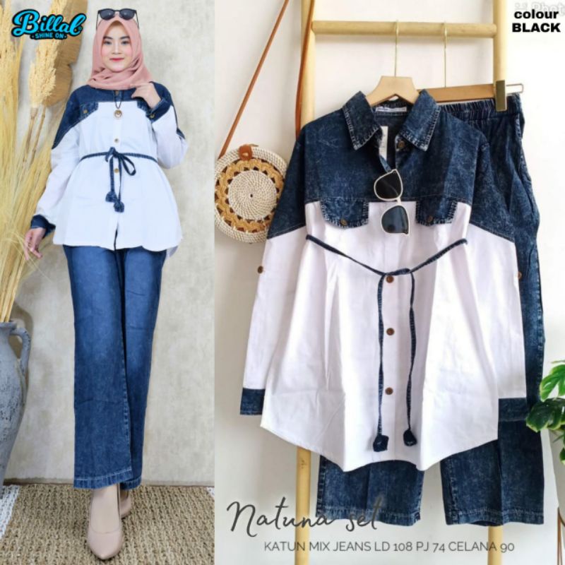 [BISA COD] NATUNA SET • SETELAN WANITA DAN REMAJA • ORI BY BILAL