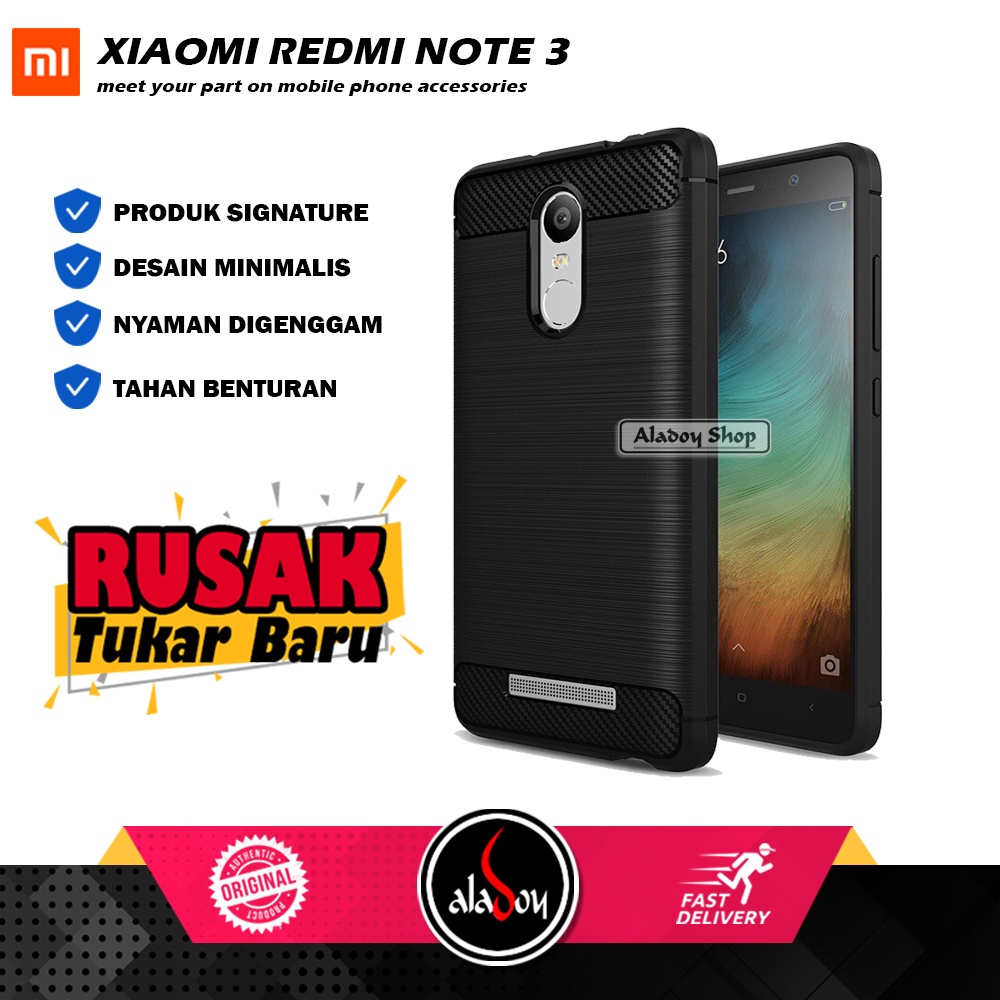 Case Xiaomi Redmi Note 3 / Note 3 Pro Premium Softcase Casing