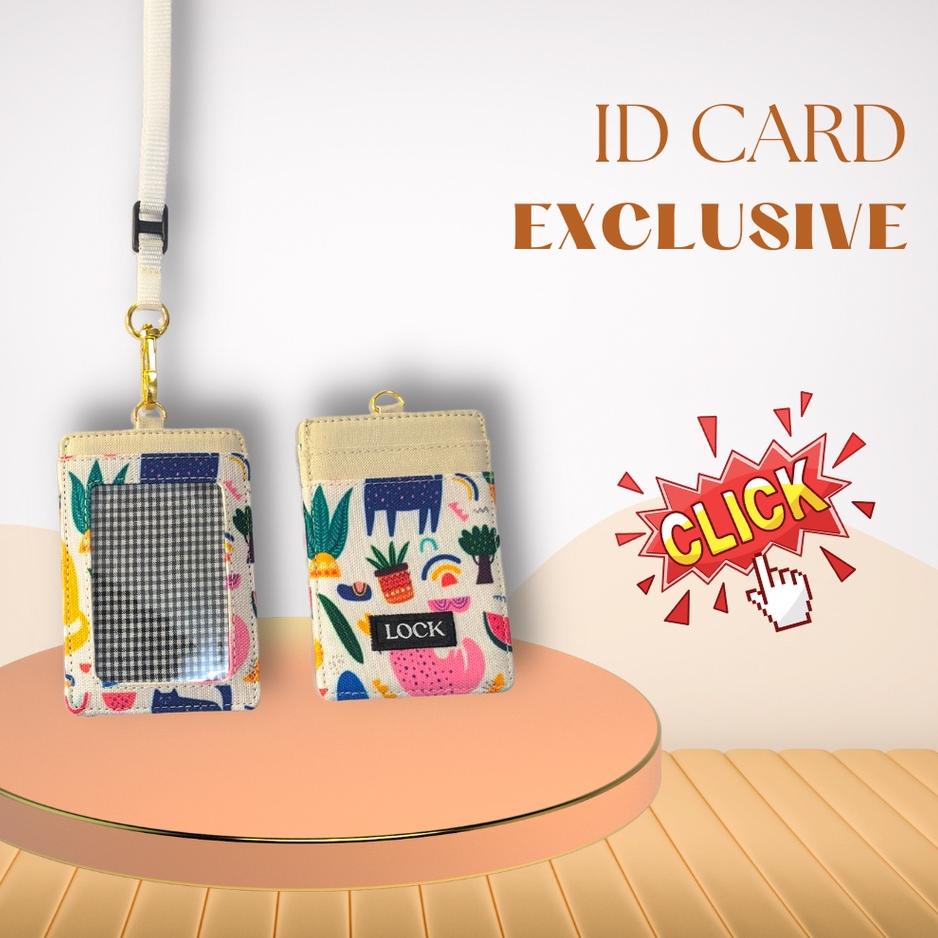 

Paling Sesuai.. Gantungan ID Card Kantor Kasual Kalung Name Tag Holder Lanyard Anti Air Pria Wanita LS1