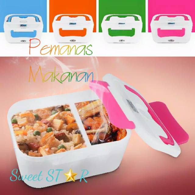 Pemanas Makanan | Penghangat Makanan | Lunch Box Electric | Electric Lunch Box