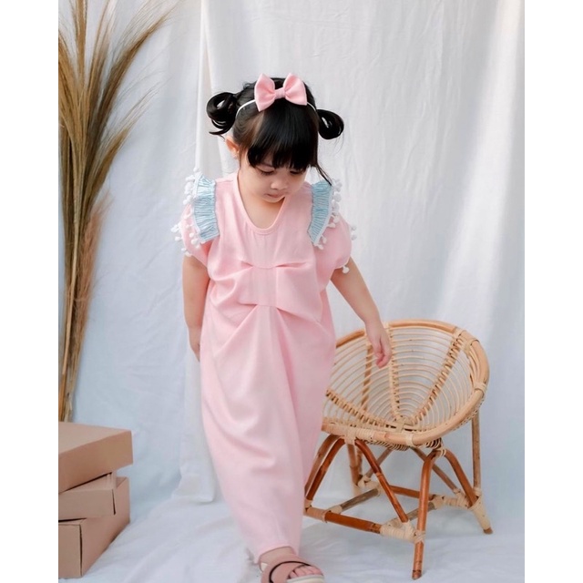 Kaftan Anak Reyandruby (Pilih Variasi) -kaftan anak brokat-kaftan baby-kaftan lilac