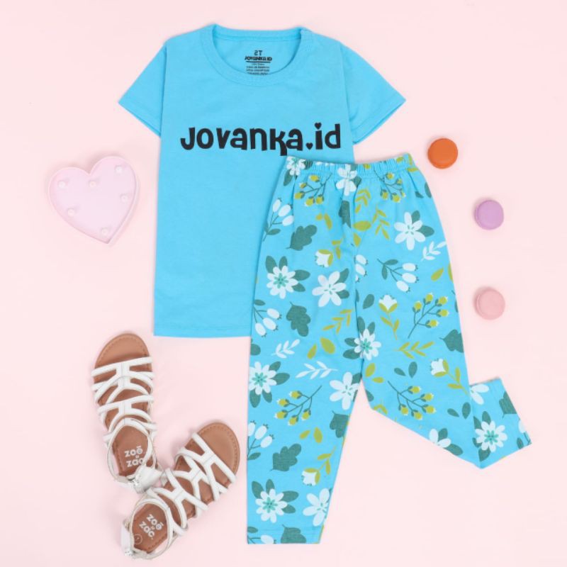 PIAMA SETELAN KAOS ANAK JOVANCA