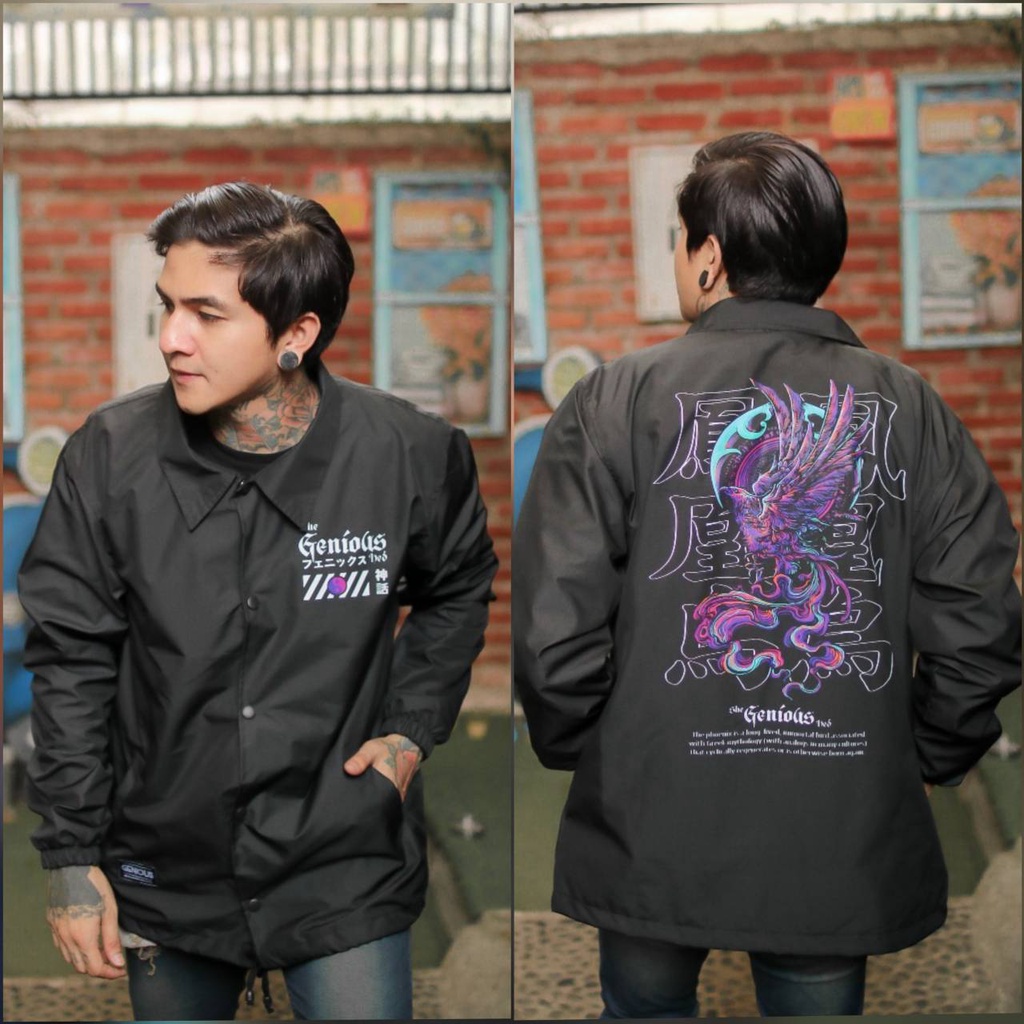 JAKET PRIA - JAKET COACH SALVIO HEXIA - JAKET WINDBREAKER - JAKET PARASUT-Phonix
