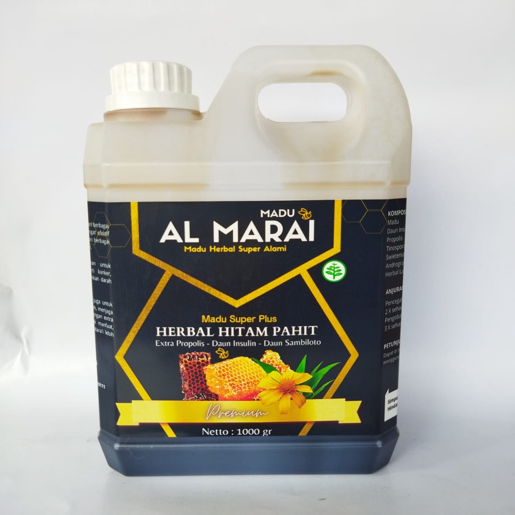 

Madu Hitam Pahit AL MARAI plus premium quality 1 kg
