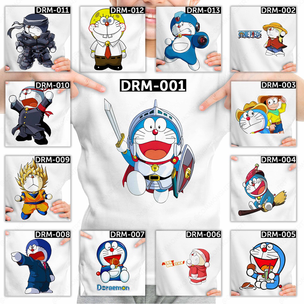 [FREE NAMA !!] Kaos / Baju Doraemon Dewasa