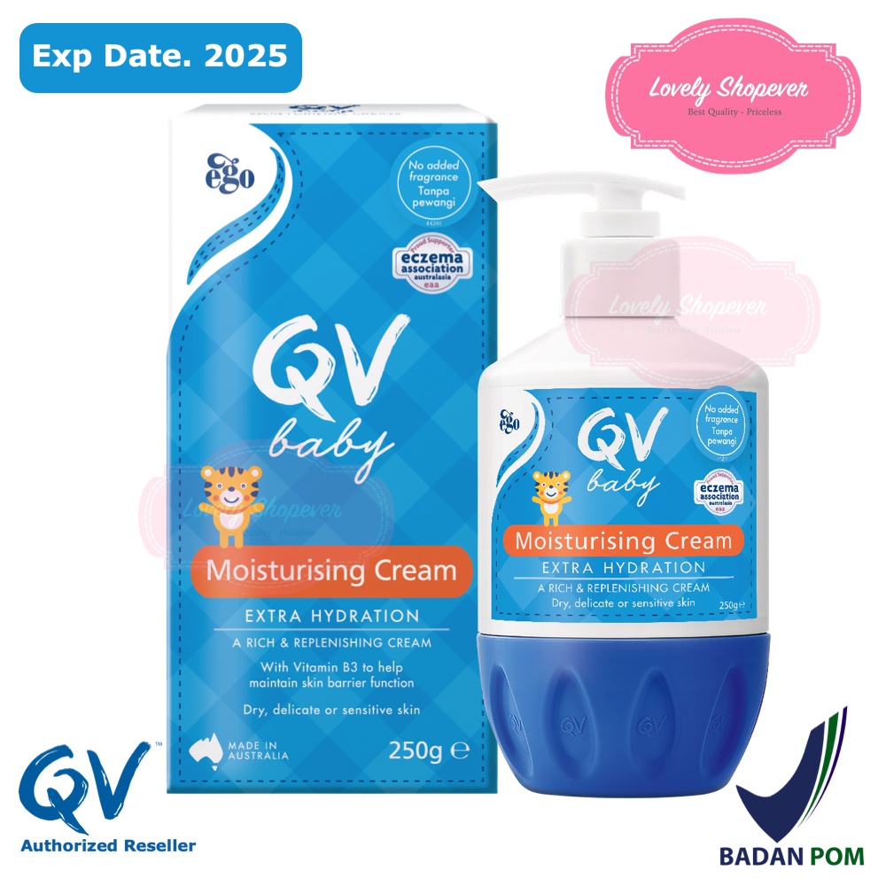 QV BABY MOISTURIZING CREAM 250GR 250 GR EGO BPOM