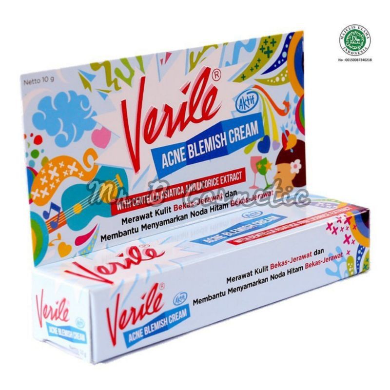 Verile acne blemish 10 gr / salep penghilang bekas jerawat