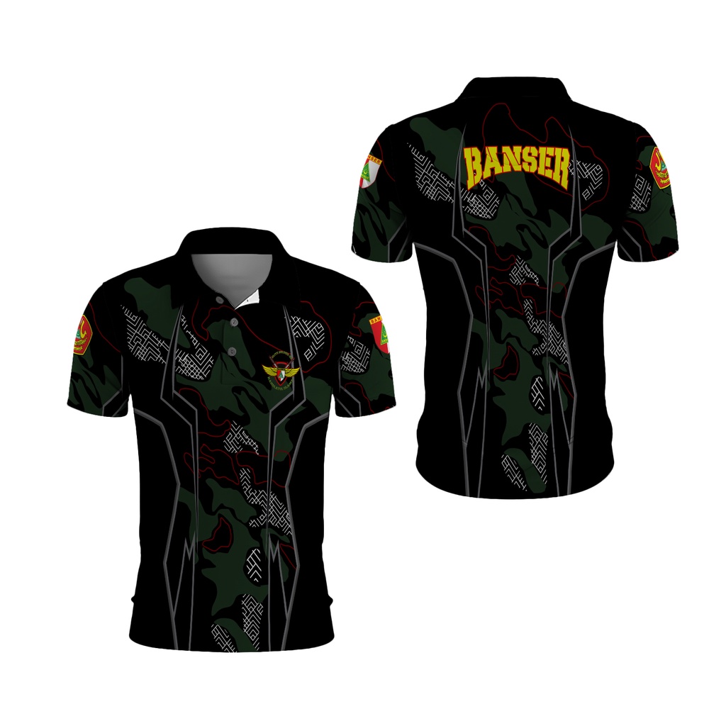 KaosArmy -  Kaos Polo Banser | Kaos Kerah Banser Pria