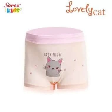 Celana Dalam Anak Perempuan SOREX MA 502 3IN1 Lovely Cat SBSKEBONSARI