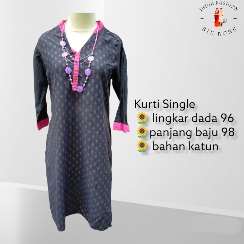 baju india KURTI SINGLE INDIA