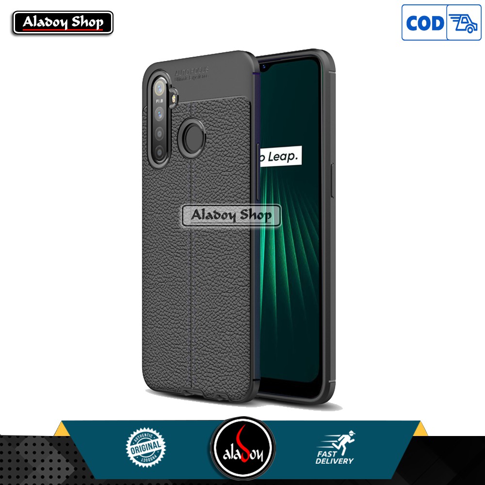 Case Realme 5 / 5i Ultra Slim Autofocus Leather Premium Softcase