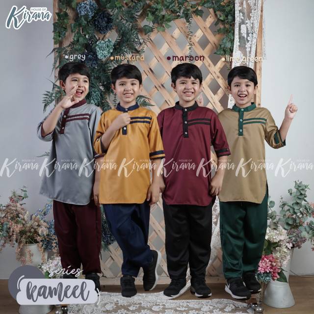 KOKO ANAK 4-5THN KAMEEL SERIES KIRANA LUCU MURAH KEKINIAN