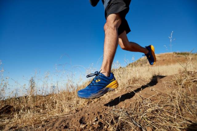 hoka cream and gold