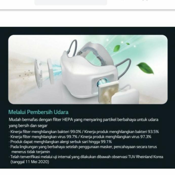 LG PURIFIER WEARABLE MASKER