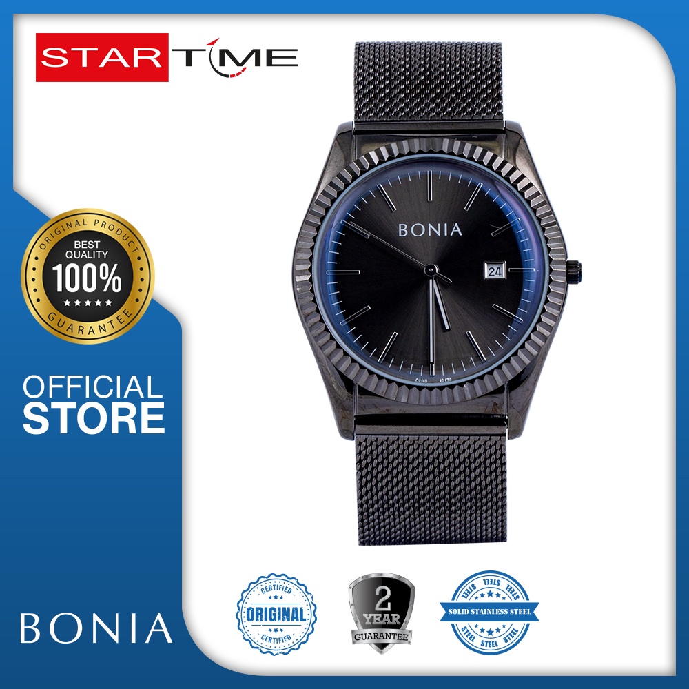 JAM TANGAN PRIA ANALOG BONIA ORIGINAL B10479