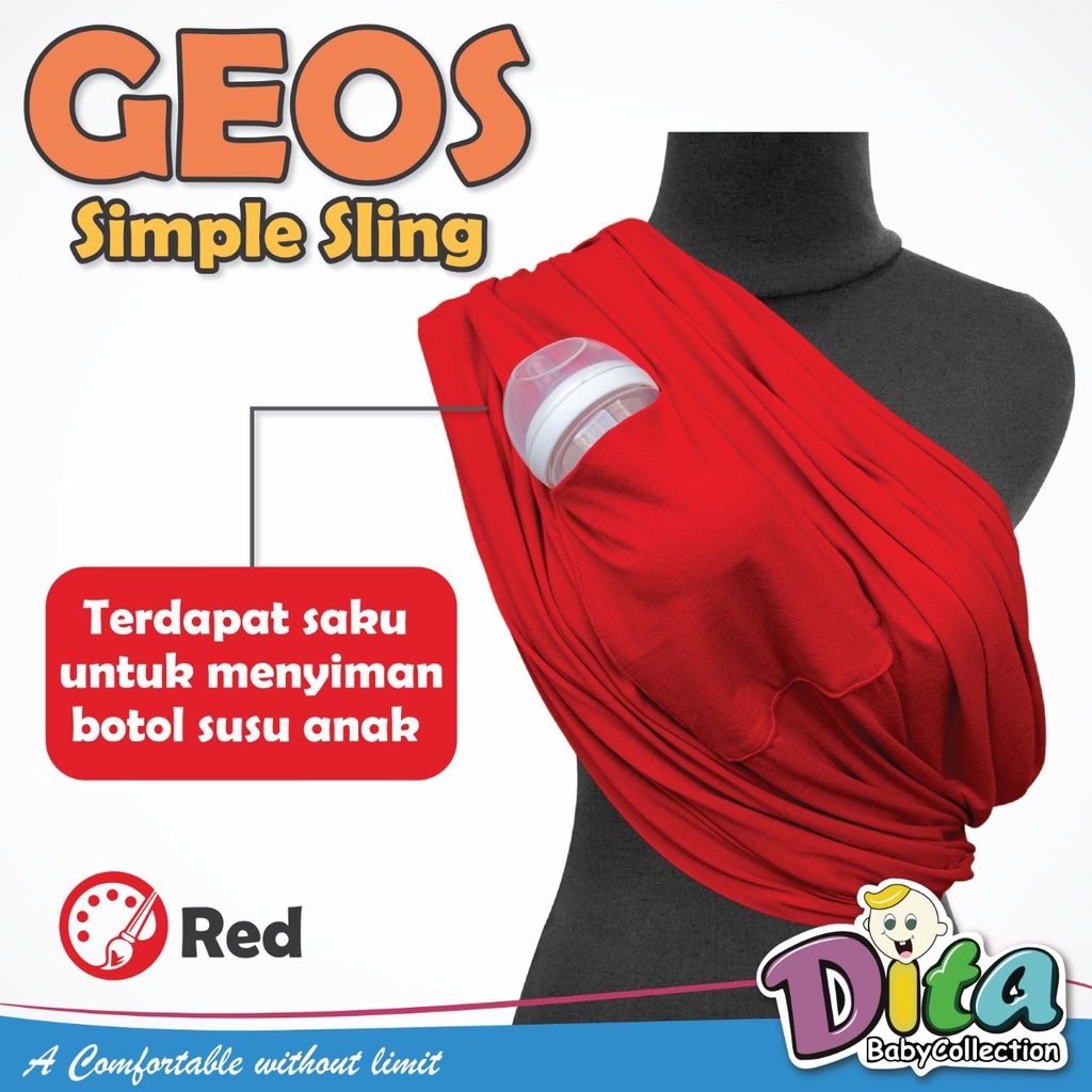 GEOS POLOS DITA PAKAI KANTUNG Geos Polos premium Gendongan Polos murah geos Kaos GEOS DITA POLOS