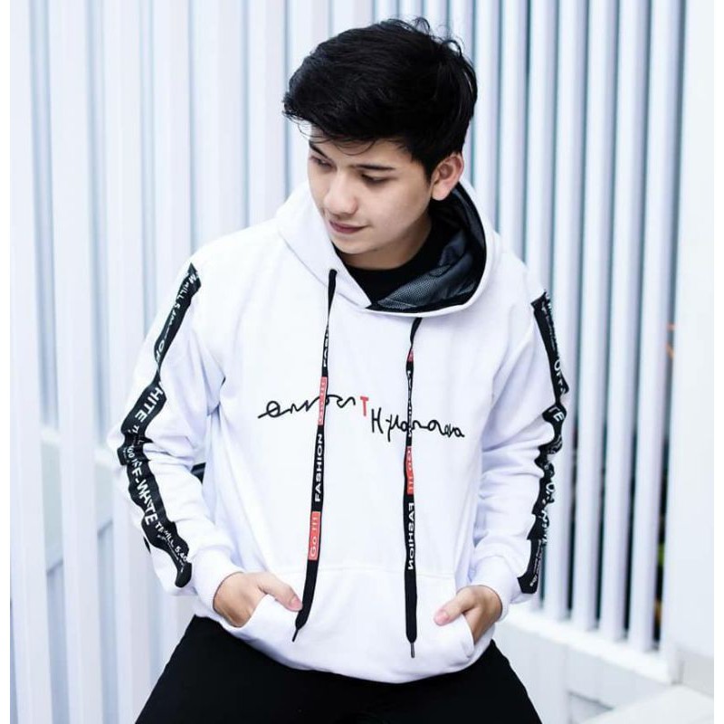 SWEATER PRIA DEAS OFFWHITE - HOODIE PRIA DAN WANITA