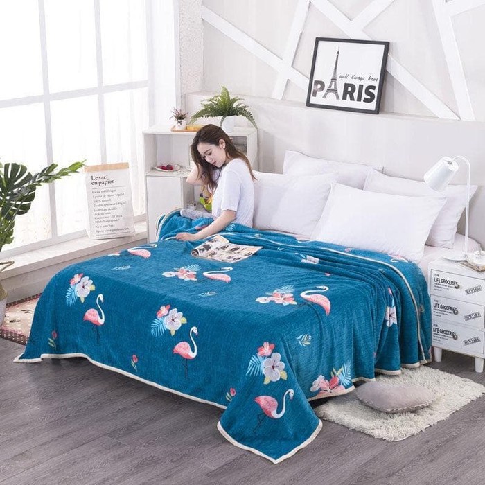 Selimut Besar Tebal Halus Dan Lembut 200X220 Selimut Dewasa Selim CE664 Selimut Bulu Halus 150X200