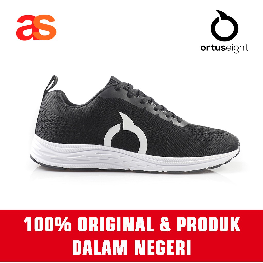 Sepatu Running Ortuseight Vector Hitam