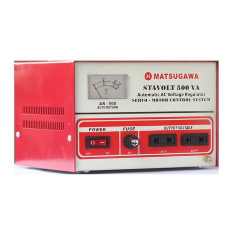 ITSTORE Matsugawa Stavolt 500VA AC Voltage Stabilizer Servo Motor Control