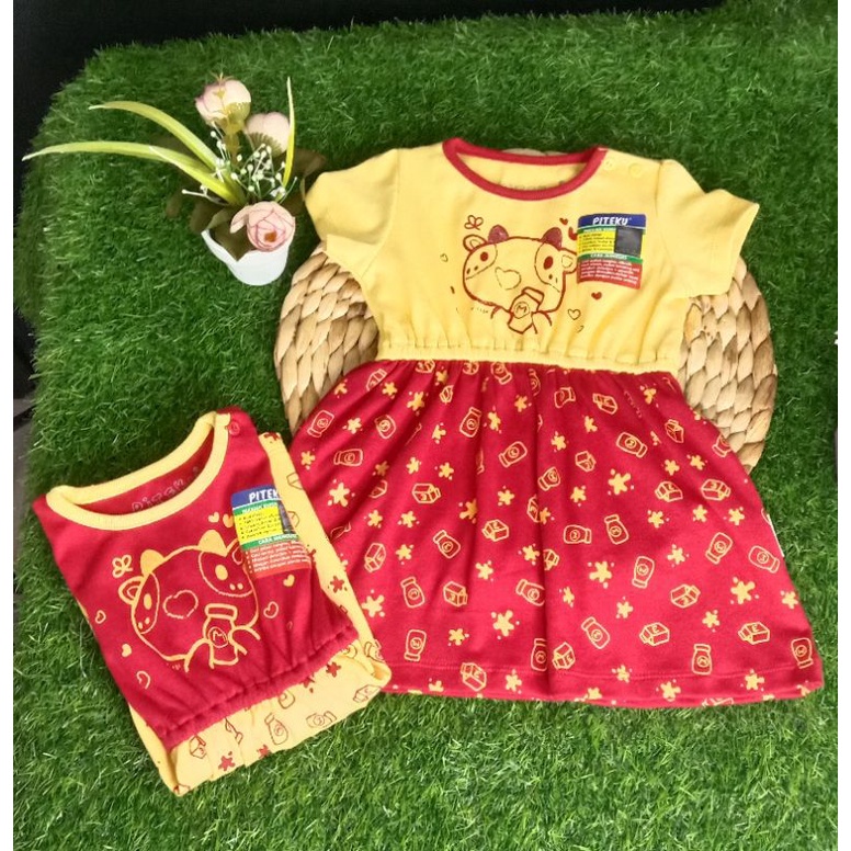 PITEKU DRESS BAYI THE COW R16 - ROK BAYI