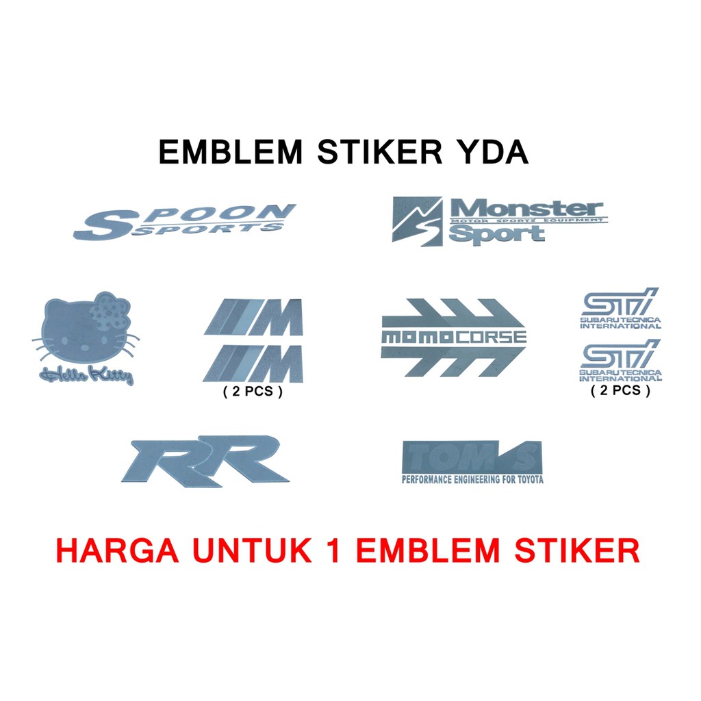 Emblem Stiker YDA