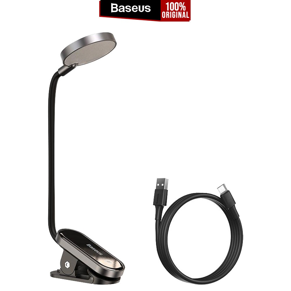 

Lampu Baca Baseus Reading Lamp Belajar Clip On Mini Flexible Jepit