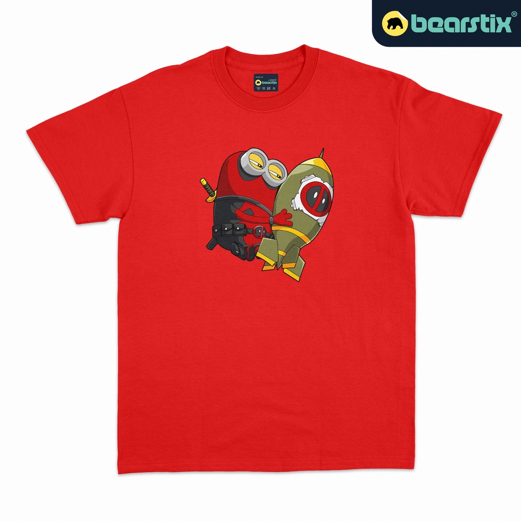 BEARSTIX - Tshirt Minions - Baju Deadpool - Kaos X men - Tshirt Marvel