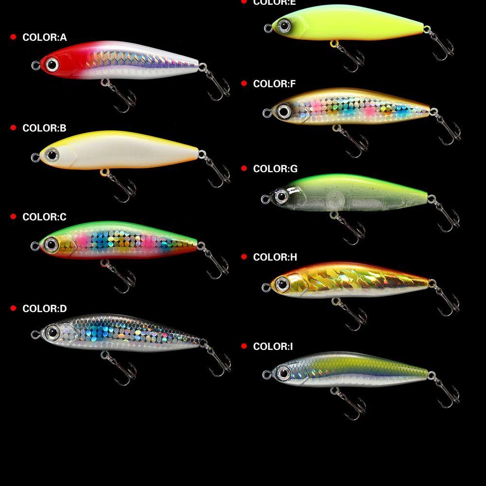 TOP Umpan Ikan Kecil Tenggelam Pensil Outdoor Crankbaits Tackle Minnow Lures