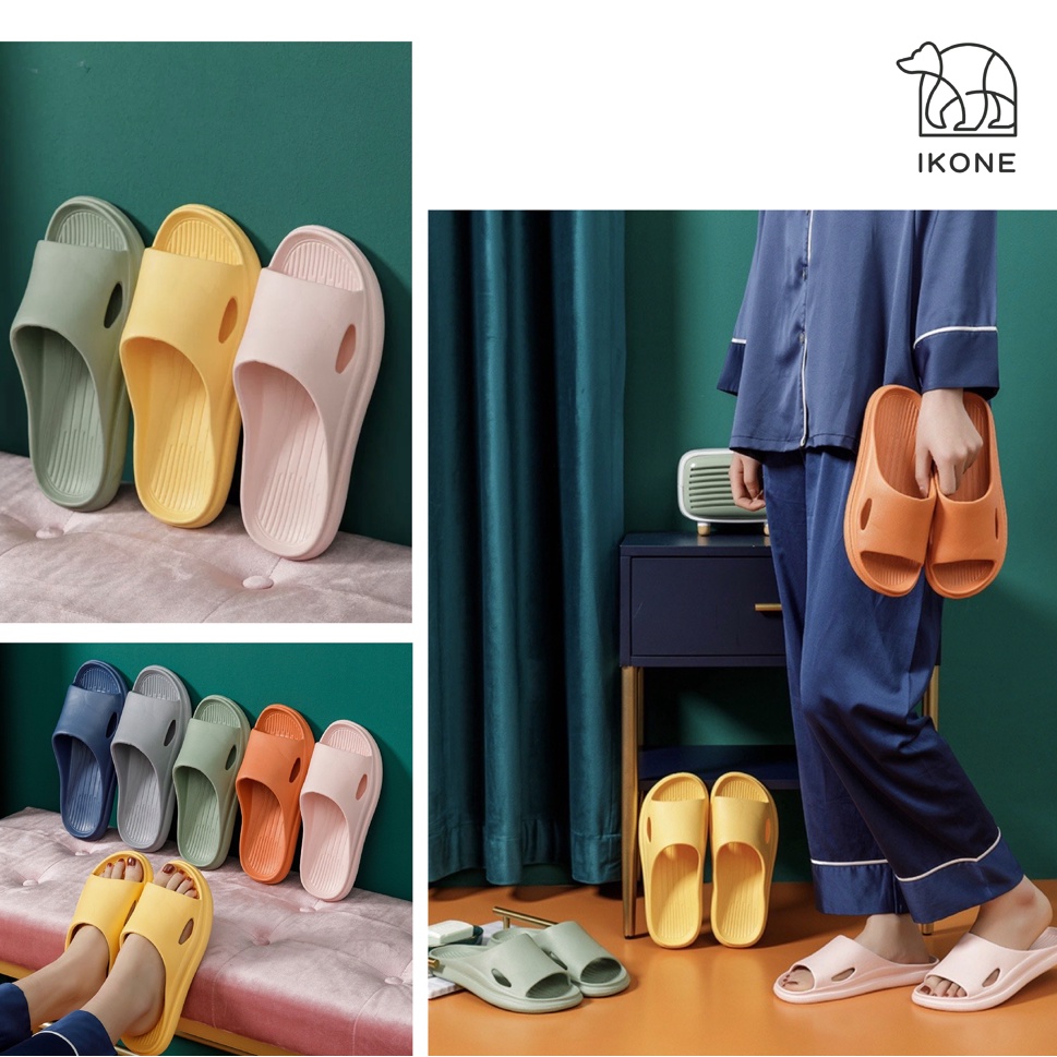 【IKONE】YORU Sandal VERTICAL EVA MURAH color indoor outdoor Rumah Kamar Mandi Anti Slip