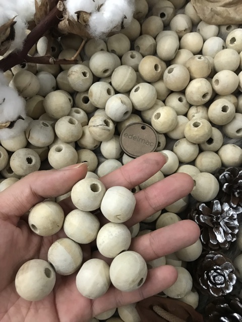 Wooden Beads  | Mote / Manik Kayu Natural