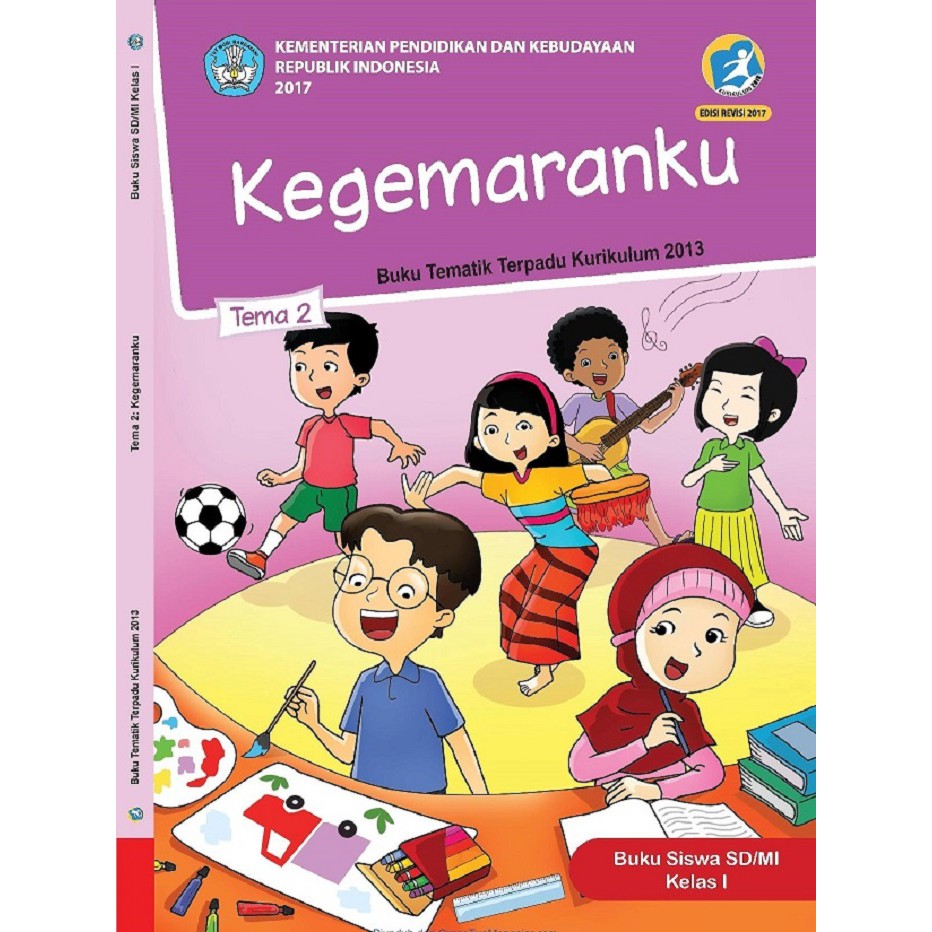 Buku SD Kelas 1 Tema 2 Kegemaranku