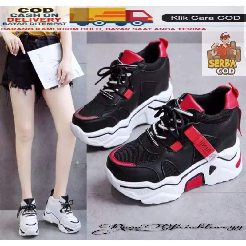 TmO - 8.8 Sale sepatu wanita sneakers fashion women Jintu Style Korean