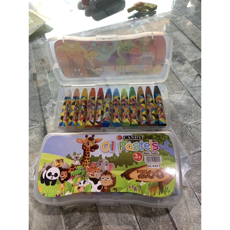 

CRAYON MURAH 12 warna / OIL PASTEL 12 warna