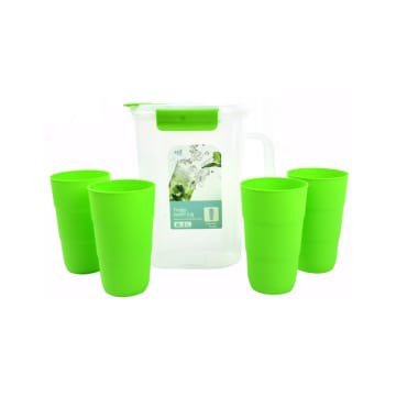Appetite Set Teko Minum Dengan 4 Gelas - Hijau