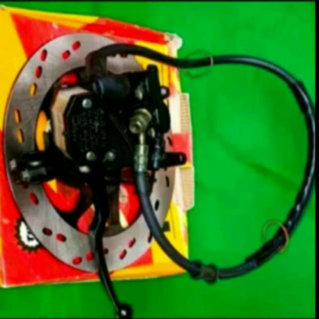 CAKRAM DEPAN THUNDER  125 /KALIPER SET CAKRAM DEPAN  THUNDER 125