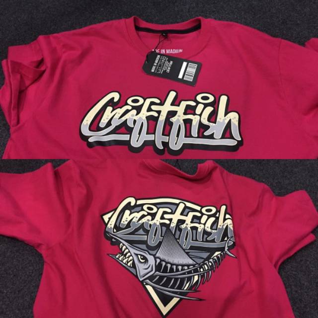 Kaos distro craftfish/limited edition