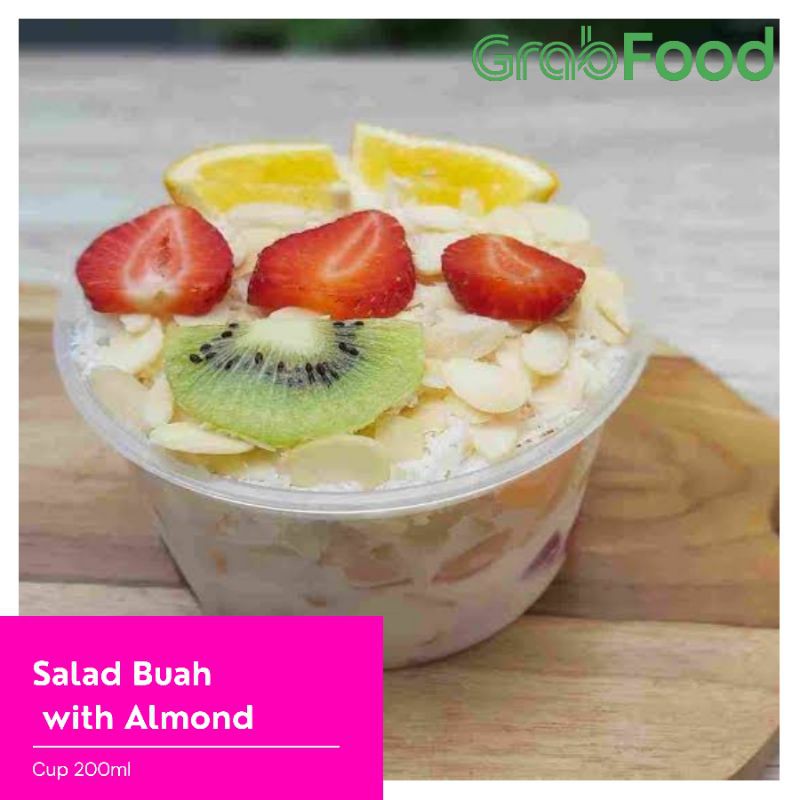 

Salad buah with almond
