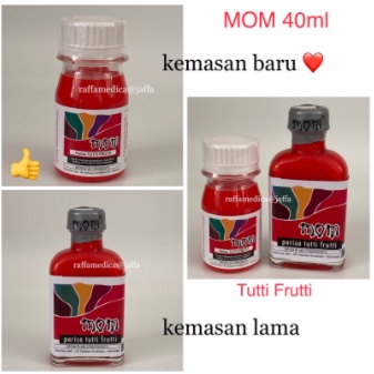 

Perisa / Essence “MOM” 40ML rasa TUTTI FRUTTI untuk ES / Minuman / KUE dll