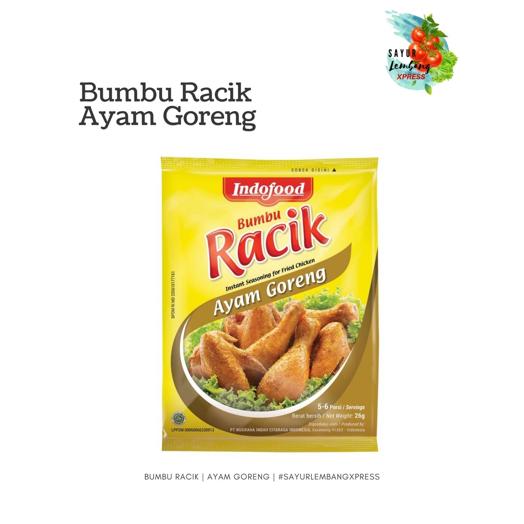 

Bumbu Indofood Racik Ayam Goreng