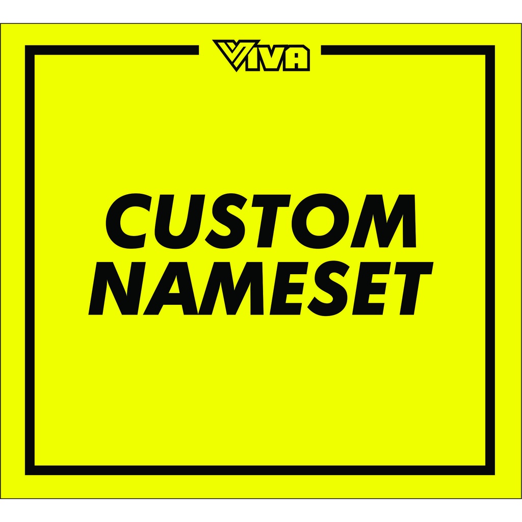Custom Nameset Jersey Viva Apparel
