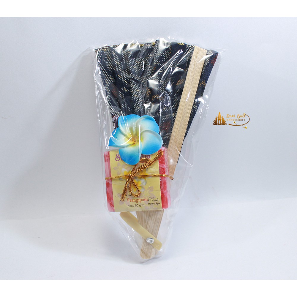 Souvenir Paket Sabun Kipas Batik 24/05 Oleh oleh Khas Bali