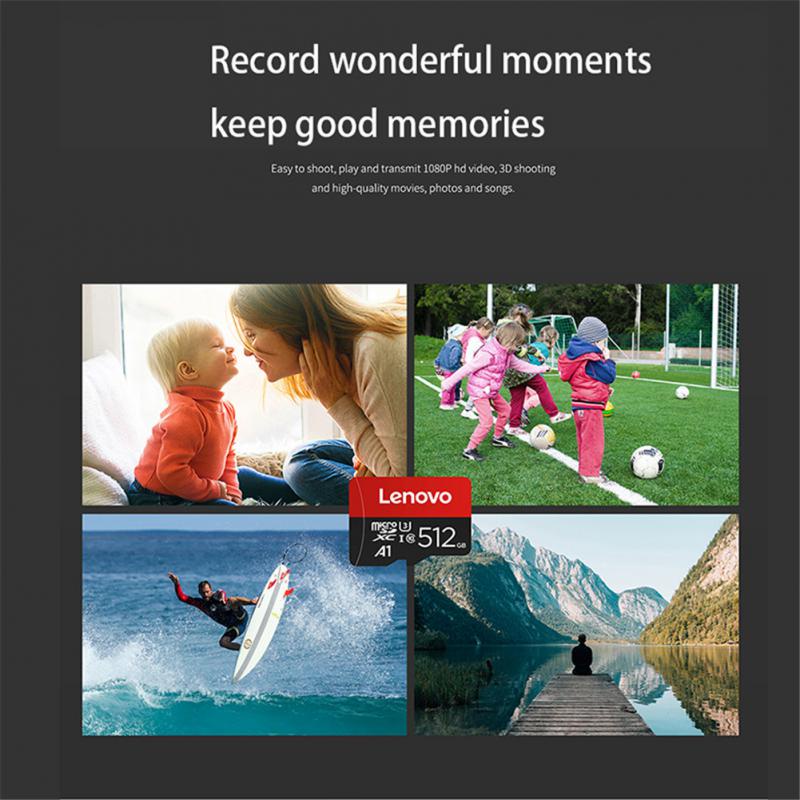 Lenovo Kartu Memori Micro SD TF 512GB 256GB 128GB