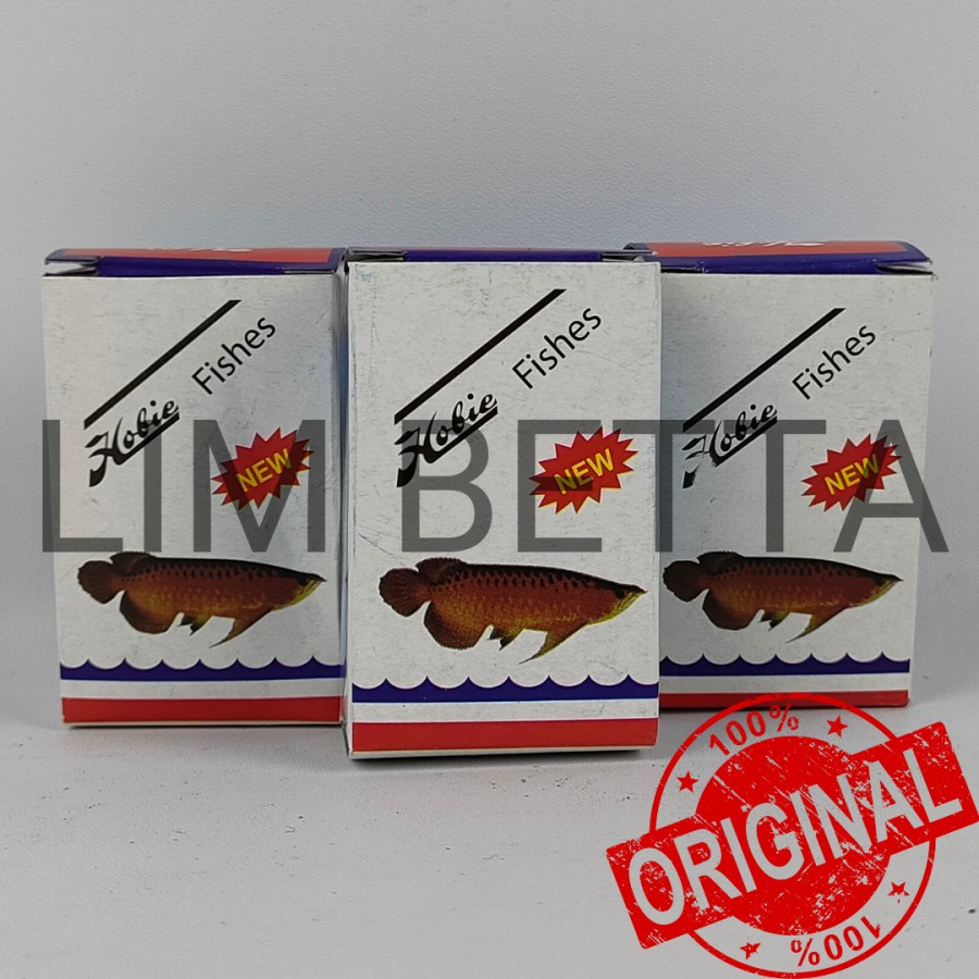 HOBIE FISHES 10 TABLET / VITAMIN IKAN ARWANA / 1 KOTAK KECIL 10 TABLET