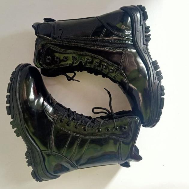 New Sale COD SEPATU PDL TNI POLRI KILAP TANPA SEMIR JATAH ORI MURAH -LB02