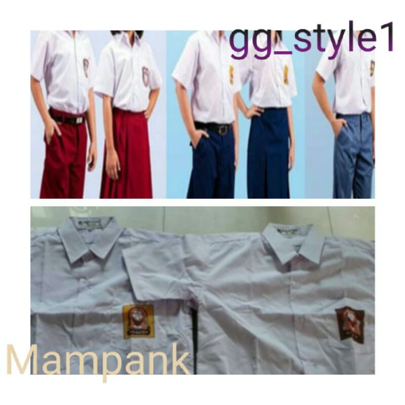 seragam sekolah smp,sma mampank