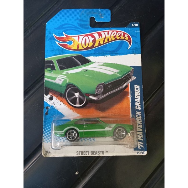 hotwheels 71 MAVERICK GRABBER hijau HW STREET BEAST