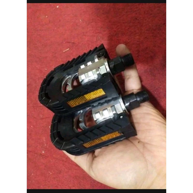 Pedal bulat ALUMUNIUM kuat untk MTB federal vintage klunker trek brigestone panasonic kona Khs GT dl