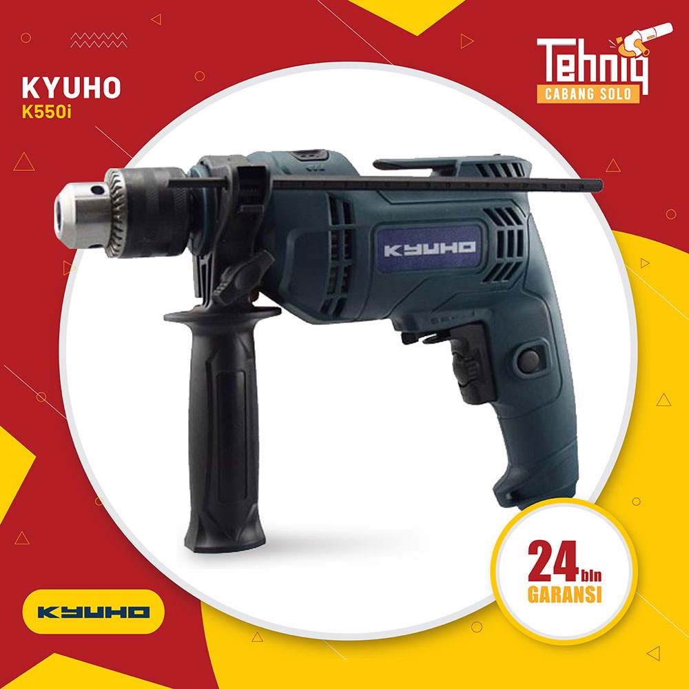 Jual Mesin Bor Listrik Tembok Beton Dinding Kyuho K550i Impact Drill 13mm Shopee Indonesia 4611